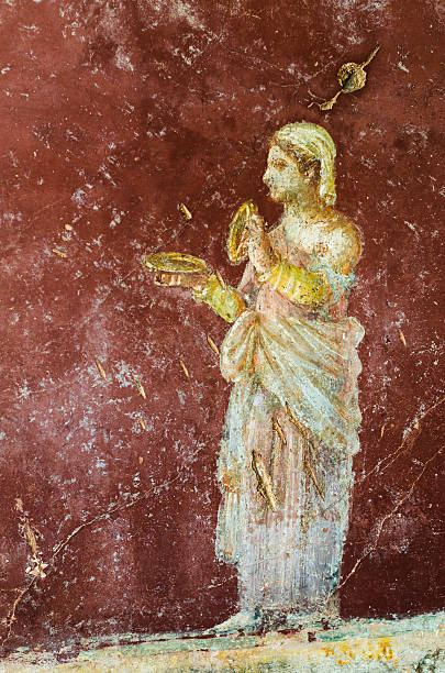 istock Pompeian fresco 494039901