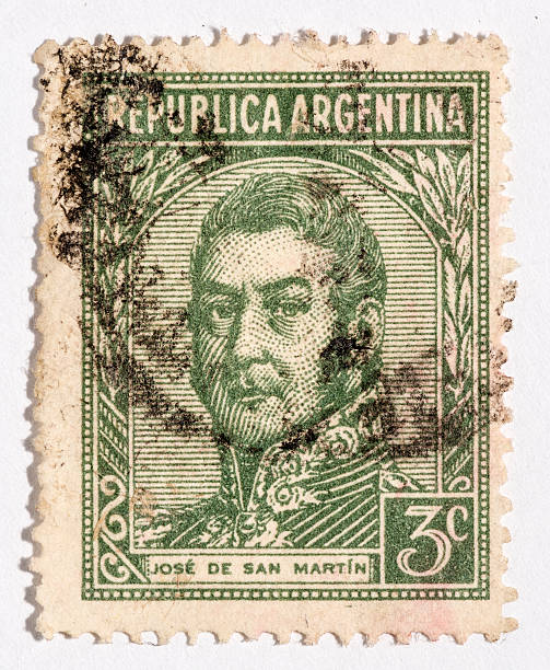 istock Vintage antique old postage stamp from Argentina 494040669