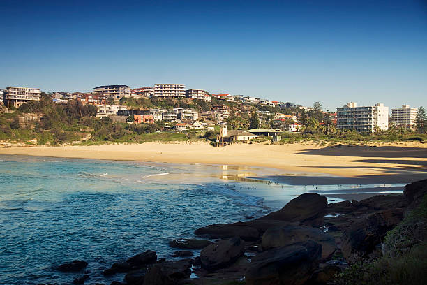 сидней's северная пляжей — пресноводная пляж - manly beach sydney australia australia beach стоковые фото и изображения