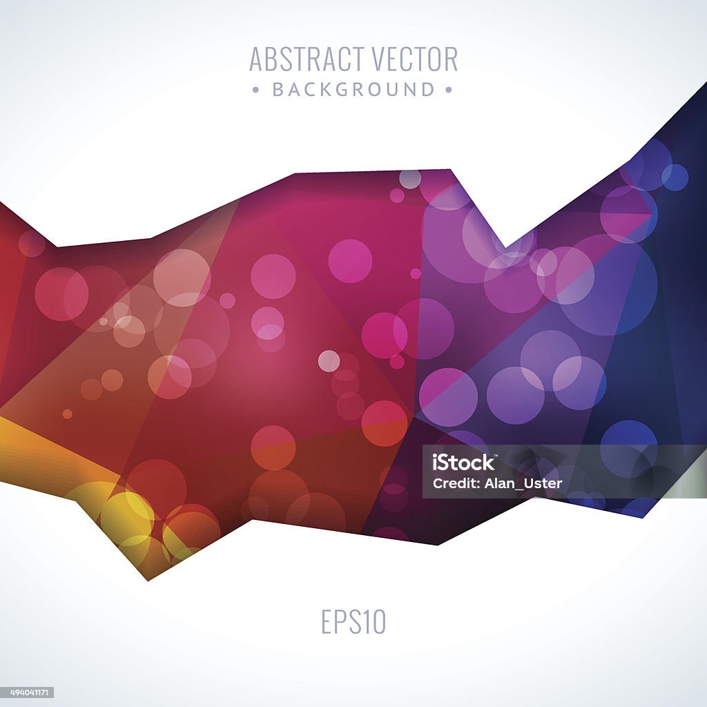 Plantilla de fondo colorido Vector geométrico - arte vectorial de Abstracto libre de derechos