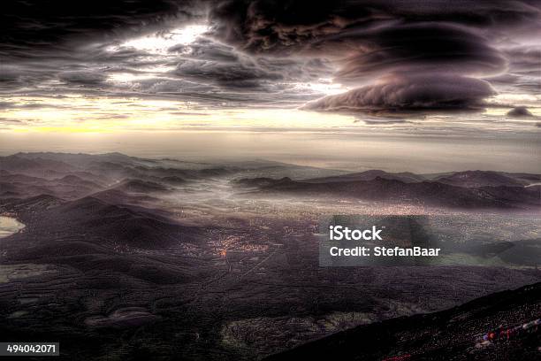 Morning From Fuji Stock Photo - Download Image Now - Asia, Dark, Horizontal