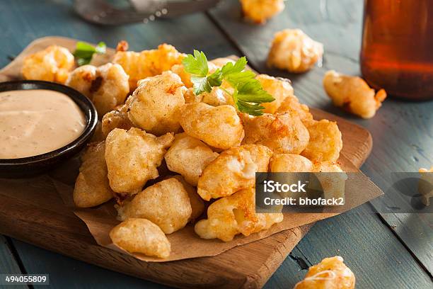 Beer Battered Wisconsin Cheese Curds Stock Photo - Download Image Now - Curd Cheese, Cheese, Wisconsin
