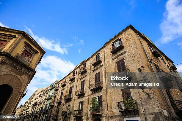 Streets Of Palermo Stock Photo - Download Image Now - Alley, Brick, Brick House