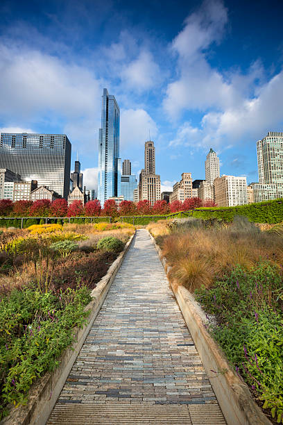 istock Millennium Park walkway Chicago 494056463