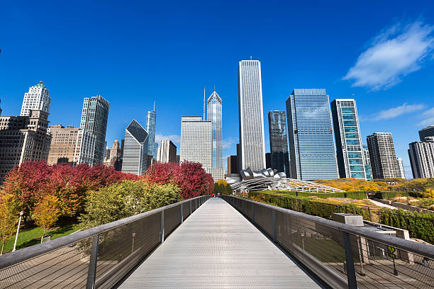 istock Millennium Park walkway Chicago 494056505