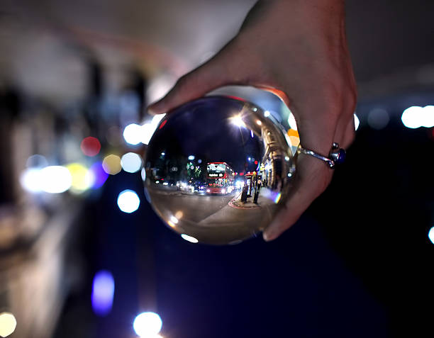 istock London at night through a crystal bal 494056954