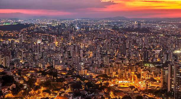 Belo Horizonte at night Belo Horizonte at night belo horizonte photos stock pictures, royalty-free photos & images