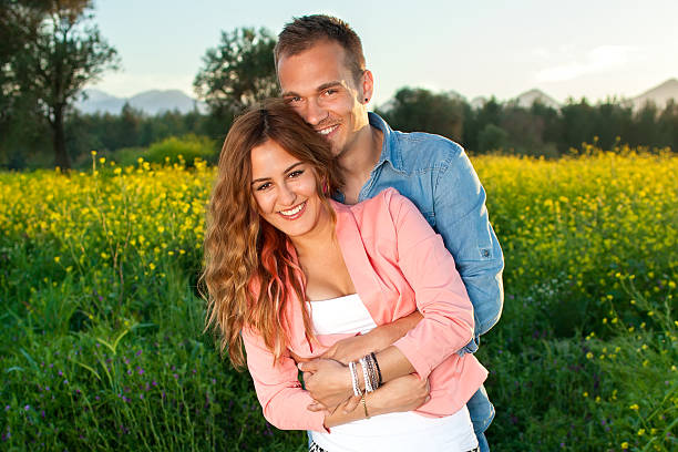 istock Beautiful affectionate young couple in love. 494057939