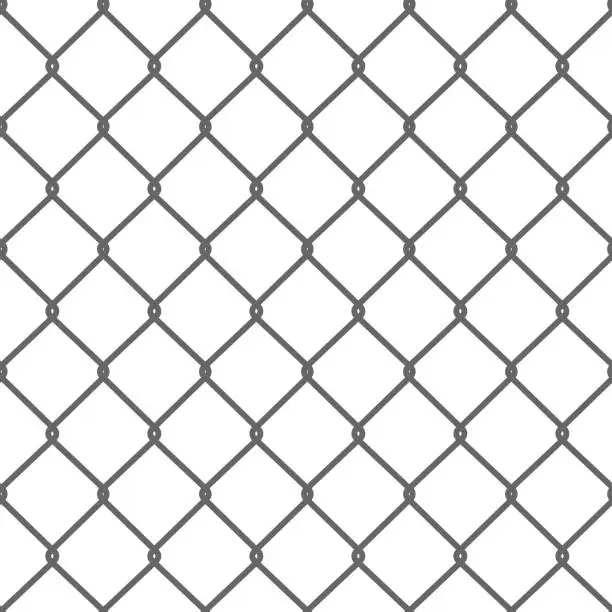 Vector illustration of Seamless Wire Mesh. Vector