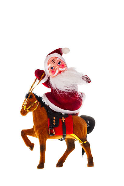 istock Santa claus on a horse 494065304