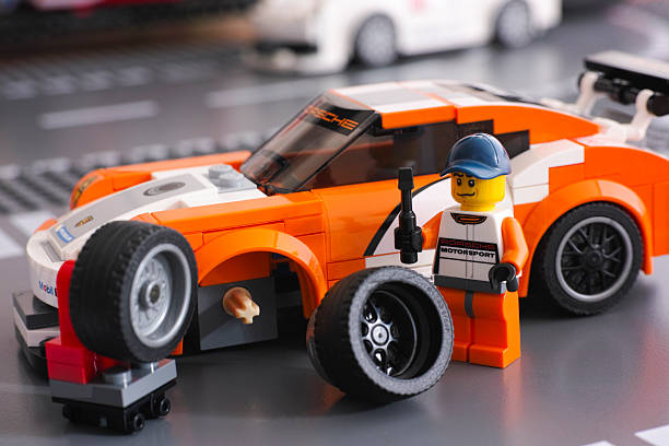 lego sterownik ustalające koła porsche 911 gt - formula one racing auto racing car sports race zdjęcia i obrazy z banku zdjęć