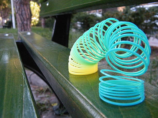 istock Slinky Toy On The Bench 494082358