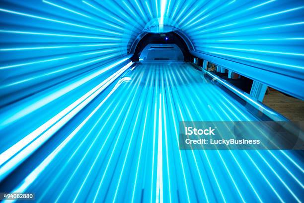 Solarium Tanning Bed Stock Photo - Download Image Now - Tanning Bed, 2015, Beauty Product