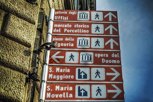 istock landmark sign in Florence in hdr 494083662