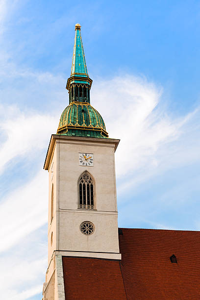 istock clock tower of St. Martin Cathedral in Bratislava 494084132
