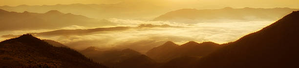 istock Mountain foggy sunrise 494084688