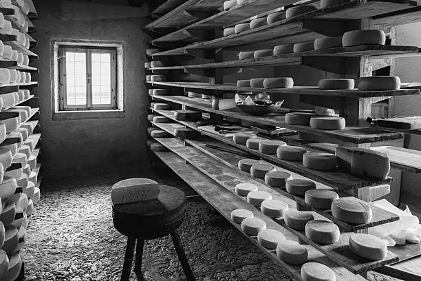 istock Alpine hut that produces  homemade cheeses. 494084704