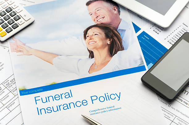 istock Close up of a funeral insurance kit. 494088050