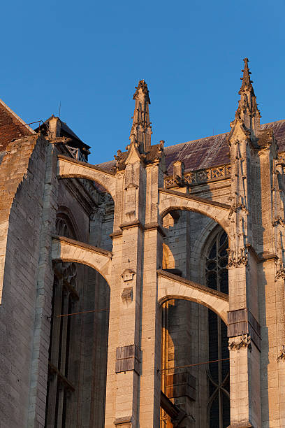 Rouen Cathedral in the city of Rouen in the Normandy region of France.