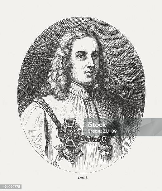 Francis I Holy Roman Emperor Published In 1871 Stock Illustration - Download Image Now