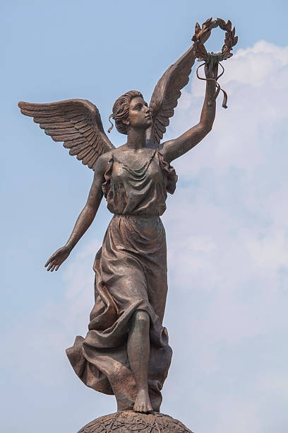 istock Monument to the Goddess Nike against the sky. 494092257