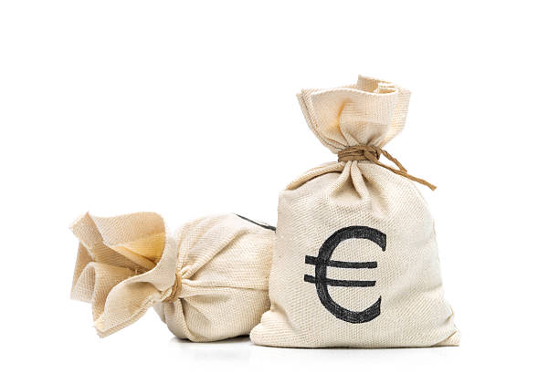 istock Money bags, isolated on white background 494093864