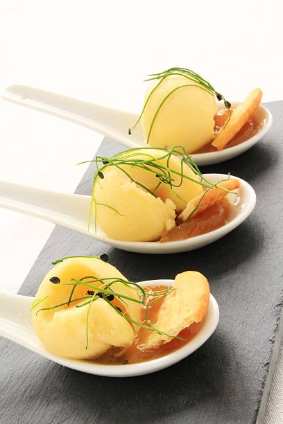 istock ploughmans lunch canape on slate 494094215