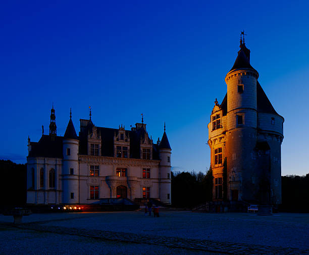castle of chenonceau, loire valley, france - cher 個照片及圖片檔