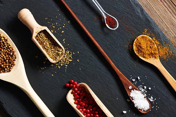 istock Spices in wooden utensils 494094936