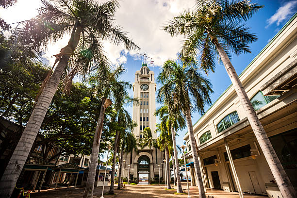 Aloha Tower, Honolulu, Oahu, Hawaii