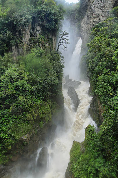 istock Pailon Del Diablo waterfall, Ecuador 494098461