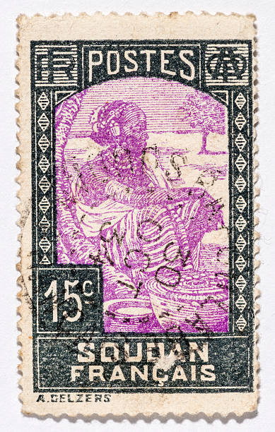 istock Vintage antique old postage stamp from Sudan 494098763