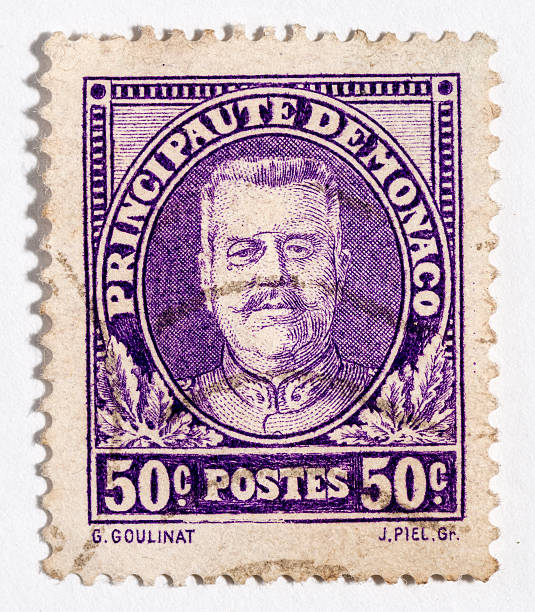 istock Vintage antique old postage stamp from Monaco 494098767