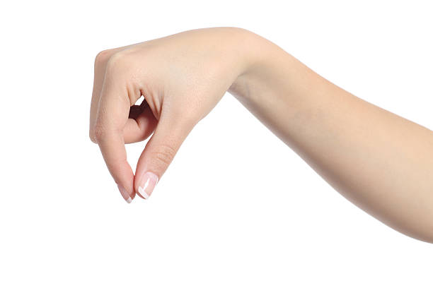 istock Woman hand hanging something 494118953
