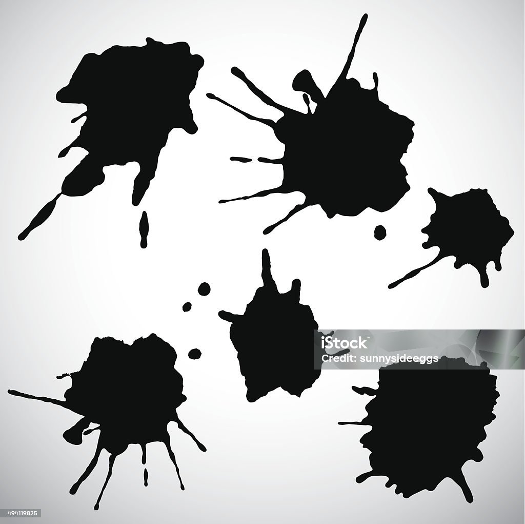 Inker Vector Vector Set Ink Stock Illustration - Download Image Now - Abstract ...