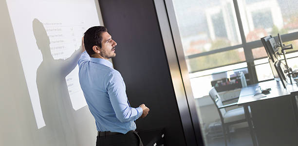 istock Business presentation on corporate meeting. 494121000