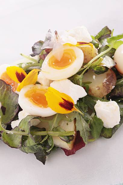 istock quail egg and watercress with fetta cheese salad 494121485