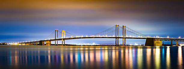 istock Delaware Memorial Bridge by night 494122356