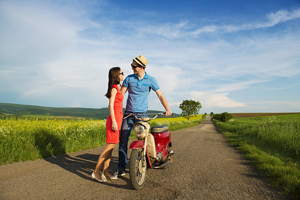 istock Couple on motorbike 494122891