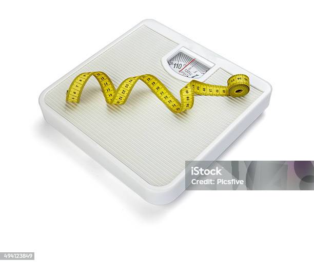 Scale Libra Measurement Tape Diet Fruit Food Apple Stock Photo - Download Image Now - Balance, Beauty, Body Care