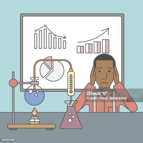 Lab Worker Vector Lab Worker Stock Illustration - Download Image Now - 2015, Cartoon ...