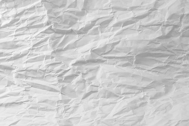 Wrinkled paper background. stock photo
