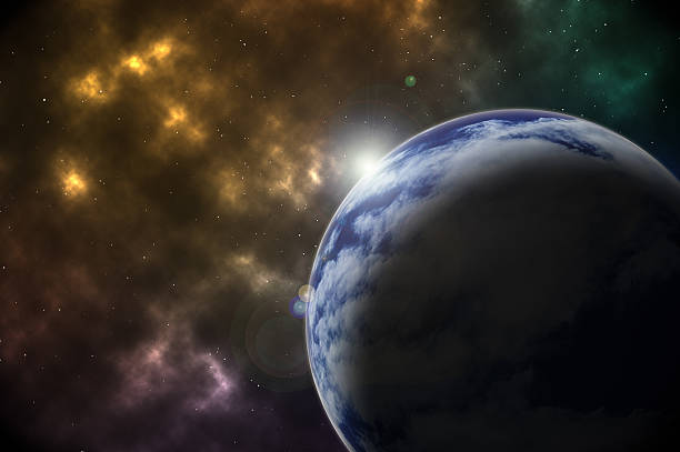 istock Earth in Space Background / Earth in Space 494130278