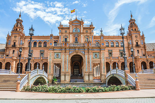 istock Plaza De Espana in Seville, Spain 494130732