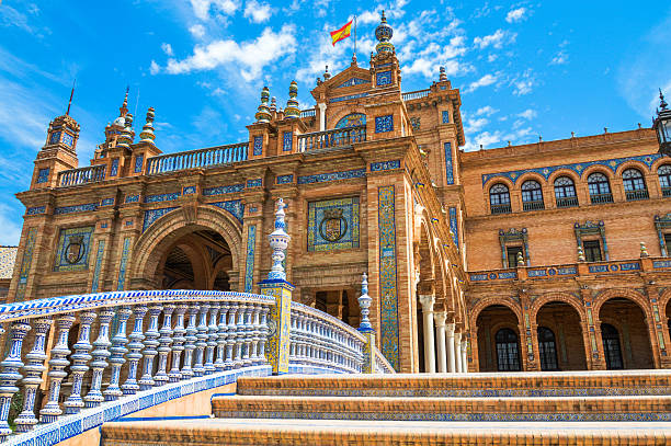 istock Plaza De Espana in Seville, Spain 494130802