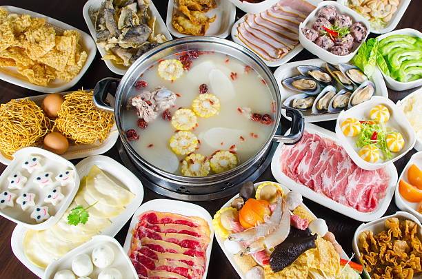istock Chinese style hot pot cook 494133220