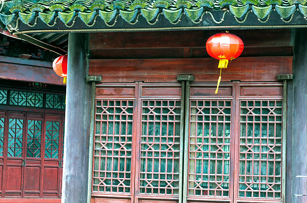 istock Red Lantern in Badaling Great Wall of China 494134544