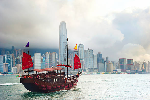 istock Hong Kong sailboat 494145295