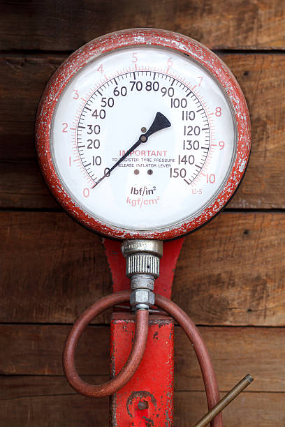 istock An old tire-pressure measuring gauge 494145701