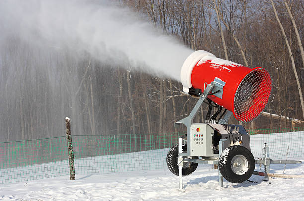 istock Snowmaking is the production of snow on ski slopes. 494147557